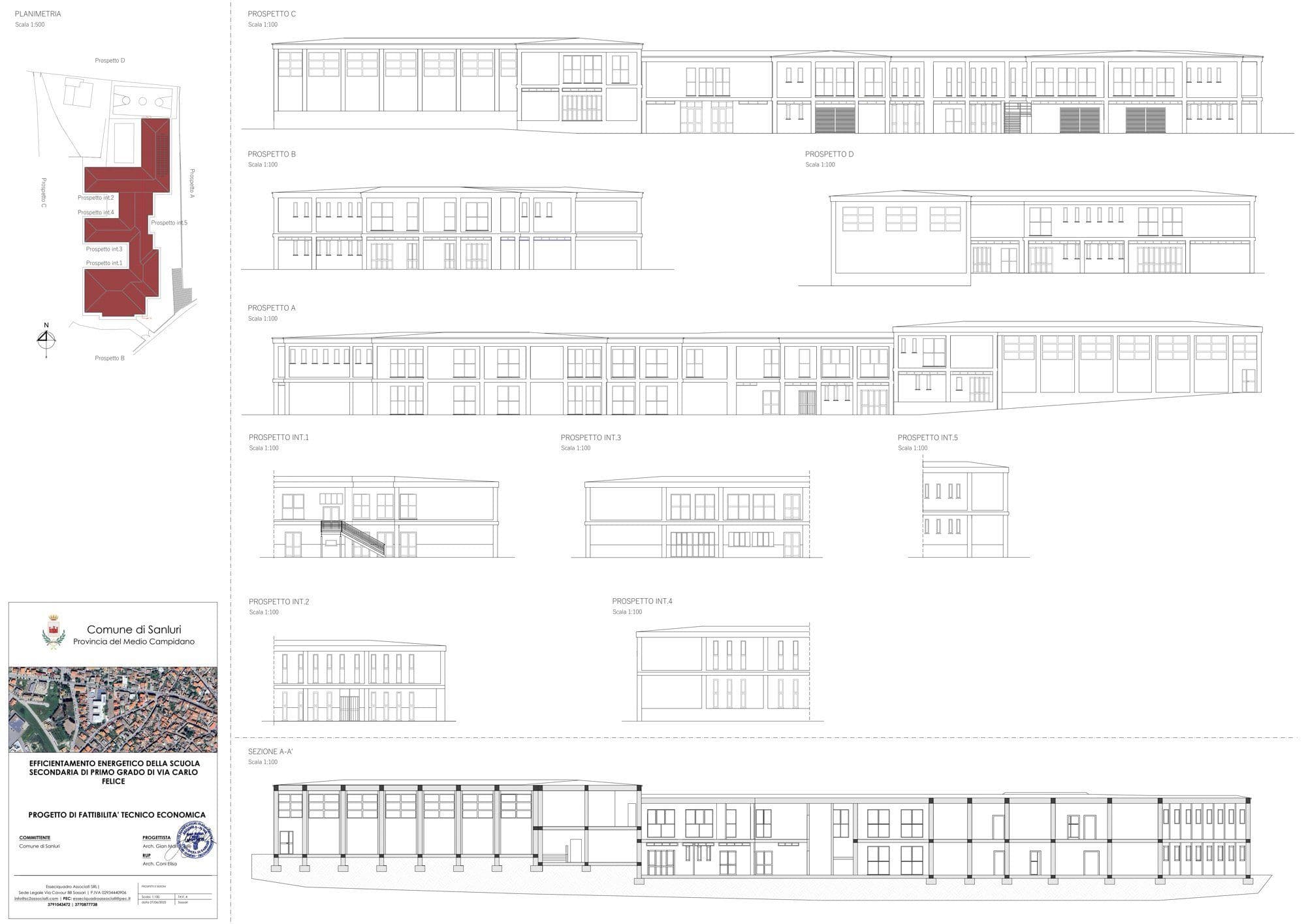Efficientamento Energetico Scuola Secondaria Via Carlo Felice, Sanluri — 1