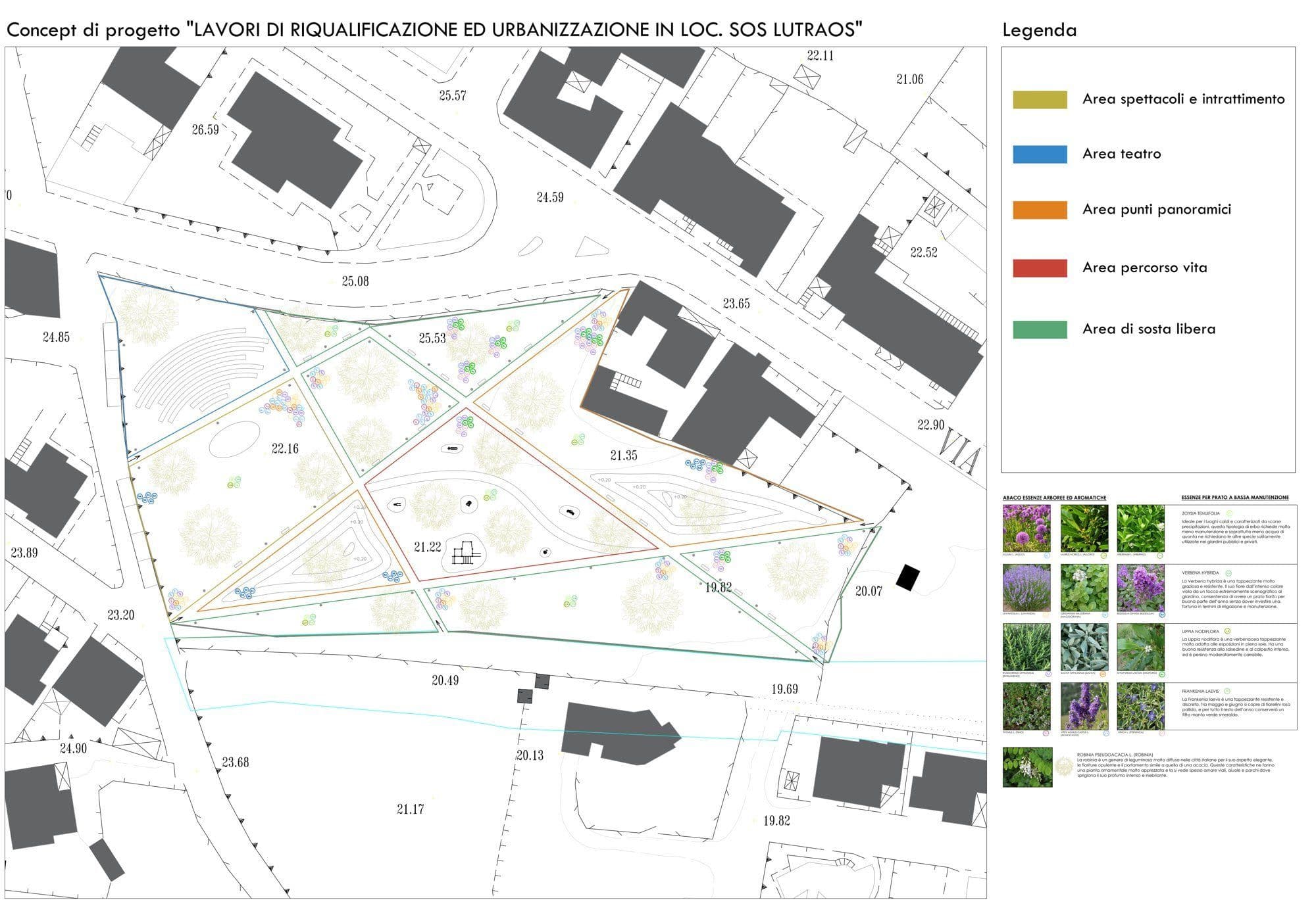 Parco urbano e percorso fitness in località Sos Lutraos — Siniscola — 2